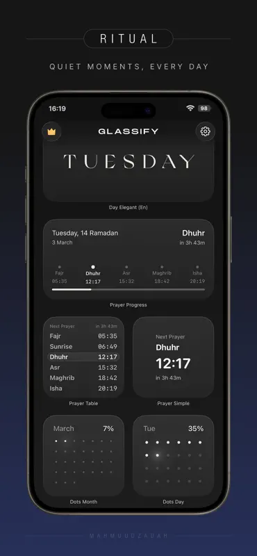 Glassify - Widgets & Themes screenshot 4 of 10