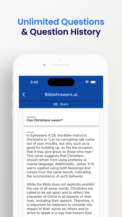 Bible Answers AI - Bible Chat Screenshot