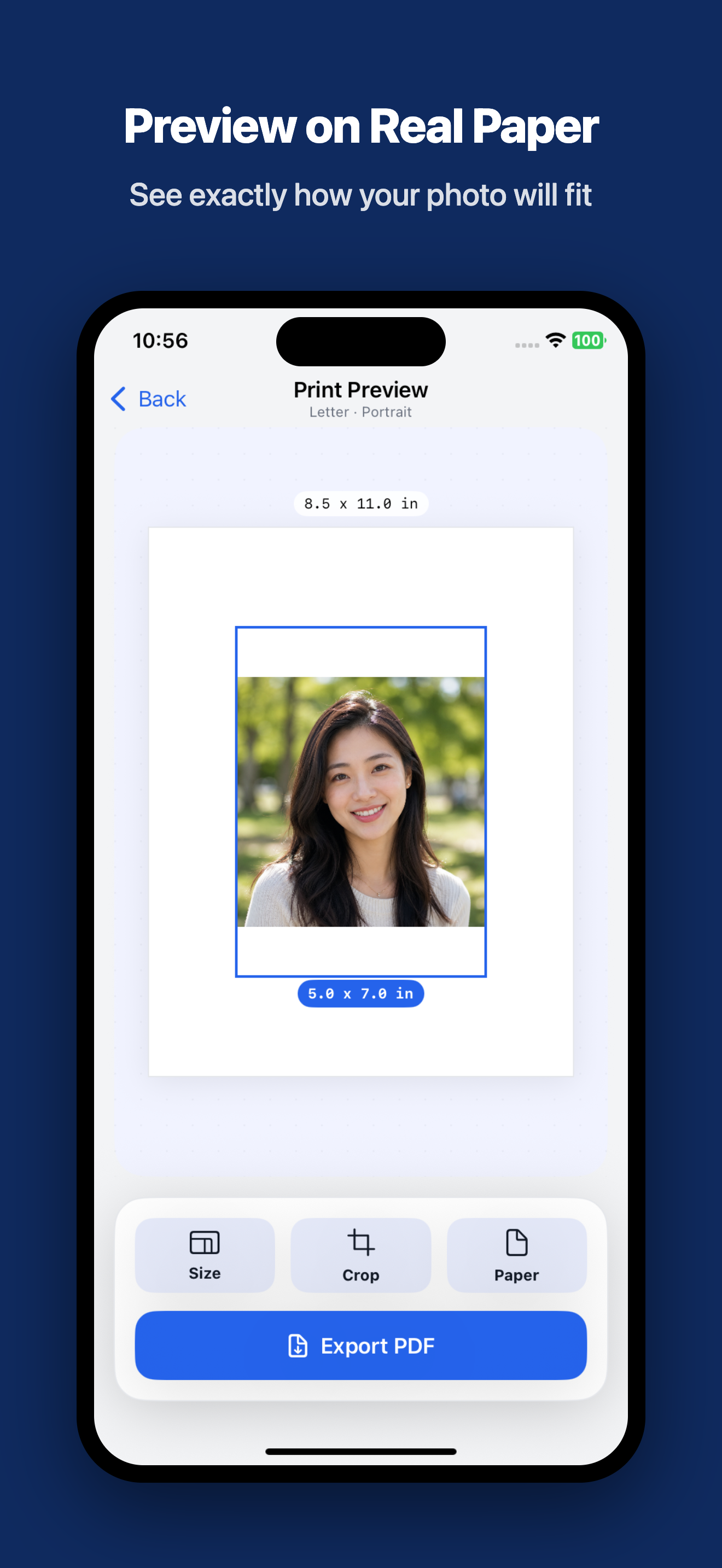 Print to Size: Photo PDF