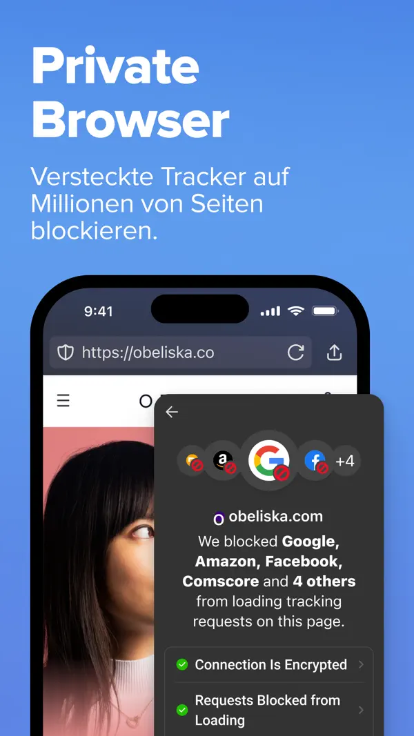 DuckDuckGo Private Browser iPhone App Screenshot 4 – Dienstprogramme