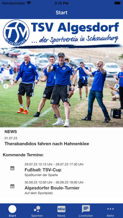 TSV Algesdorf Screenshot