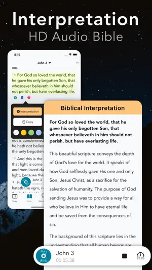 Bible-Faith Prayer & KJV Audio screenshot 1
