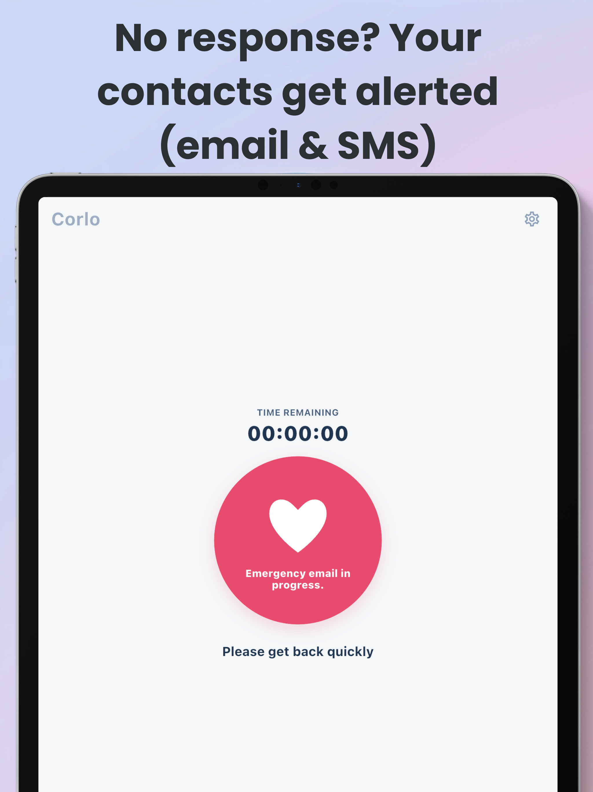 Corlo: Life Sign Check-In
