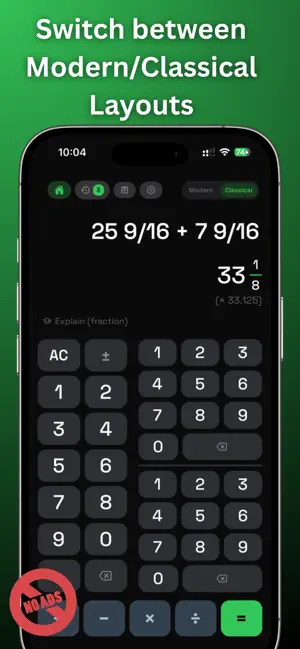 Fraction Calculator Pro screenshot 2