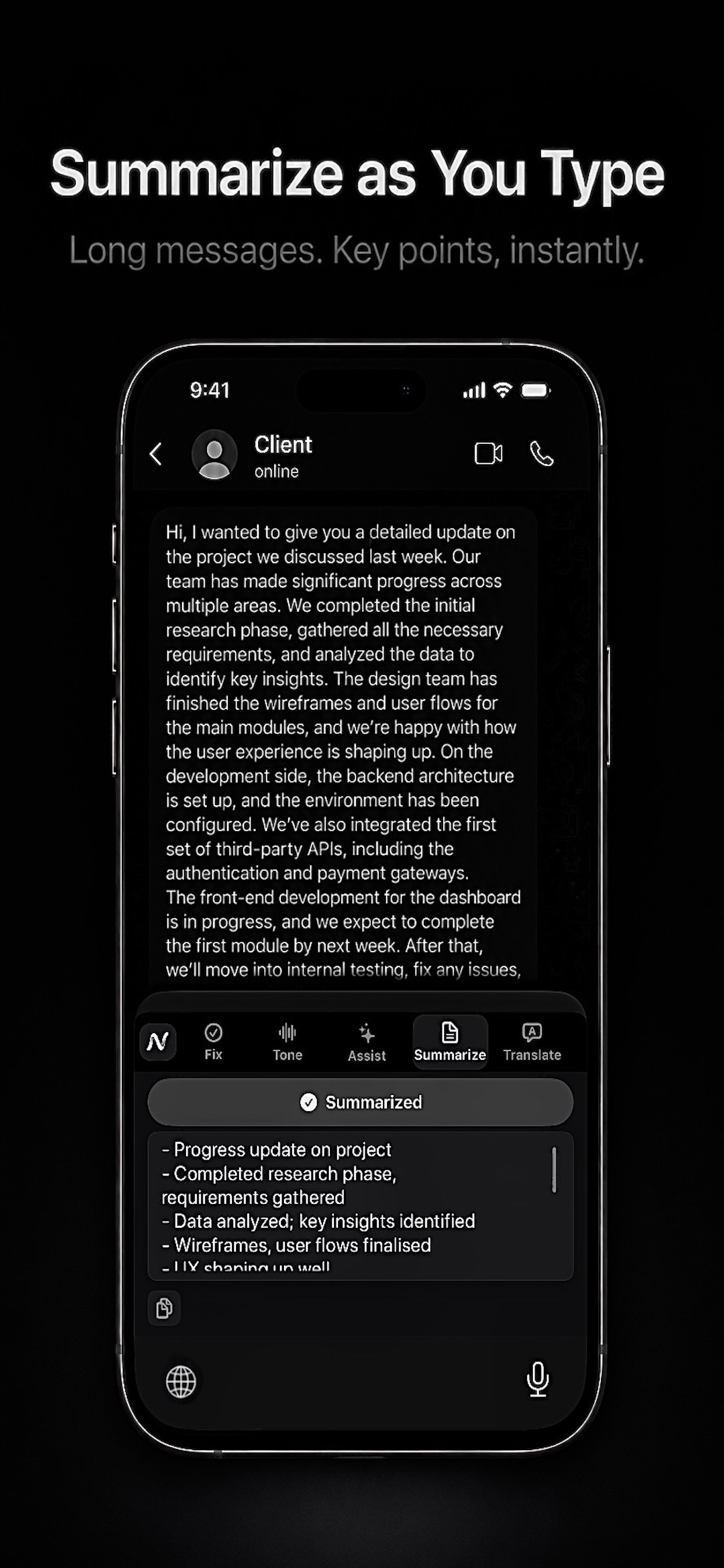 Noetic: AI Writing Keyboard screenshot 5