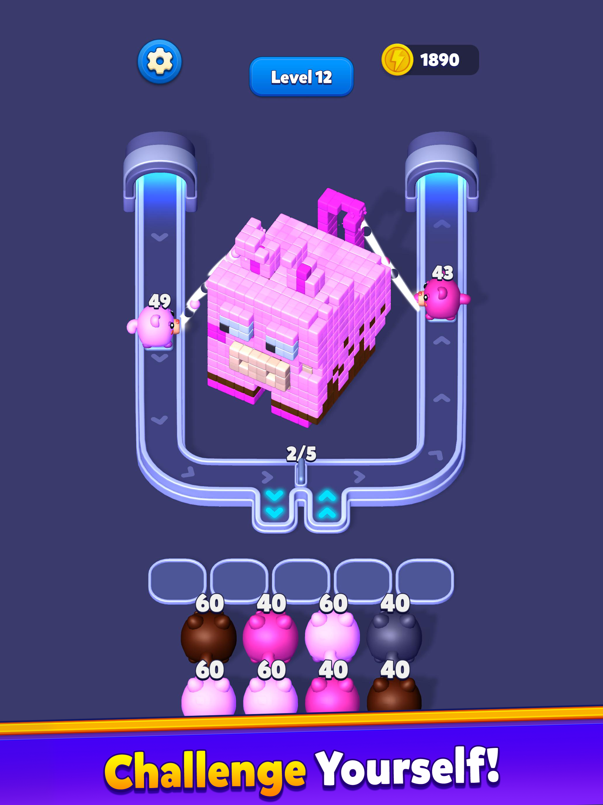 Cube Flow 3D - Sort Puzzle screenshot 7