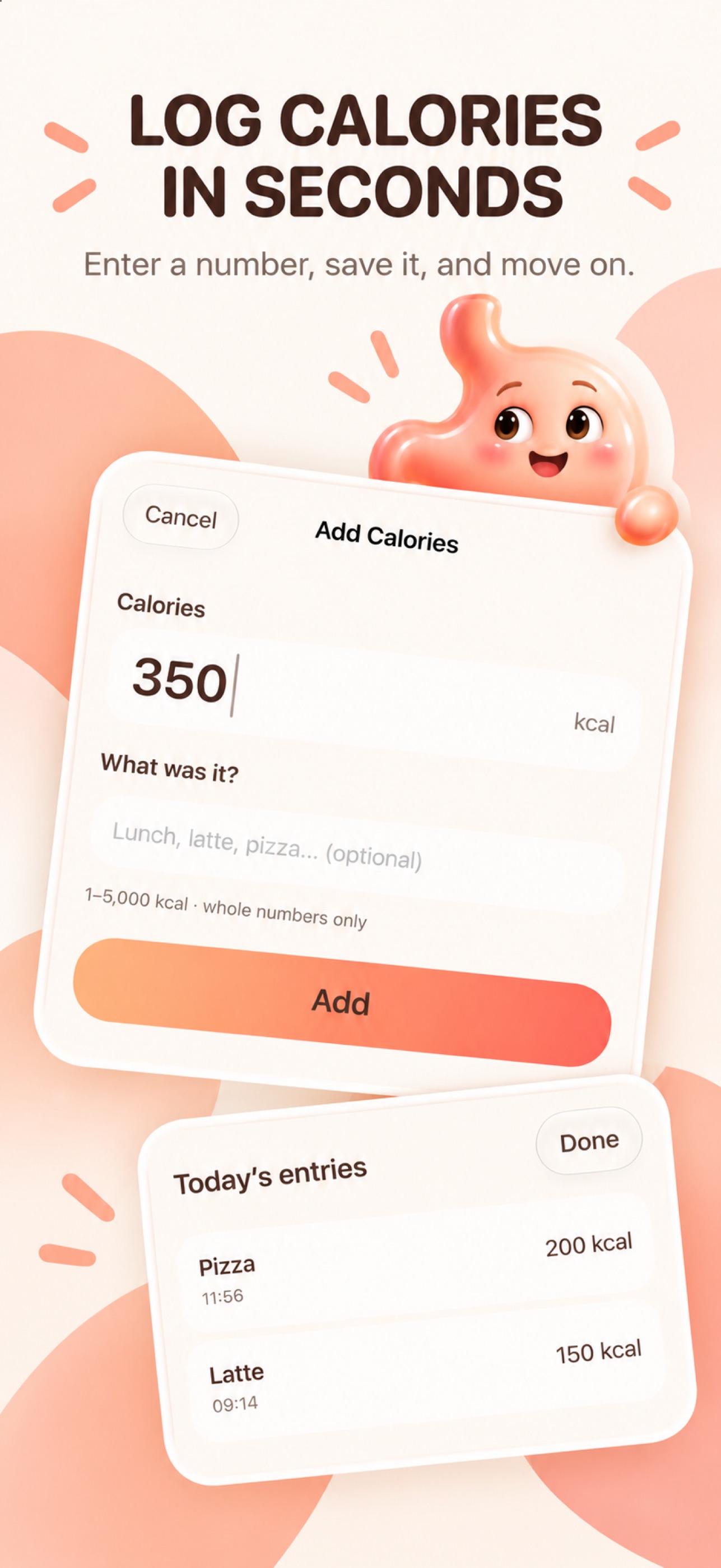 Screenshot 2 of Calo: Calorie Tracker
