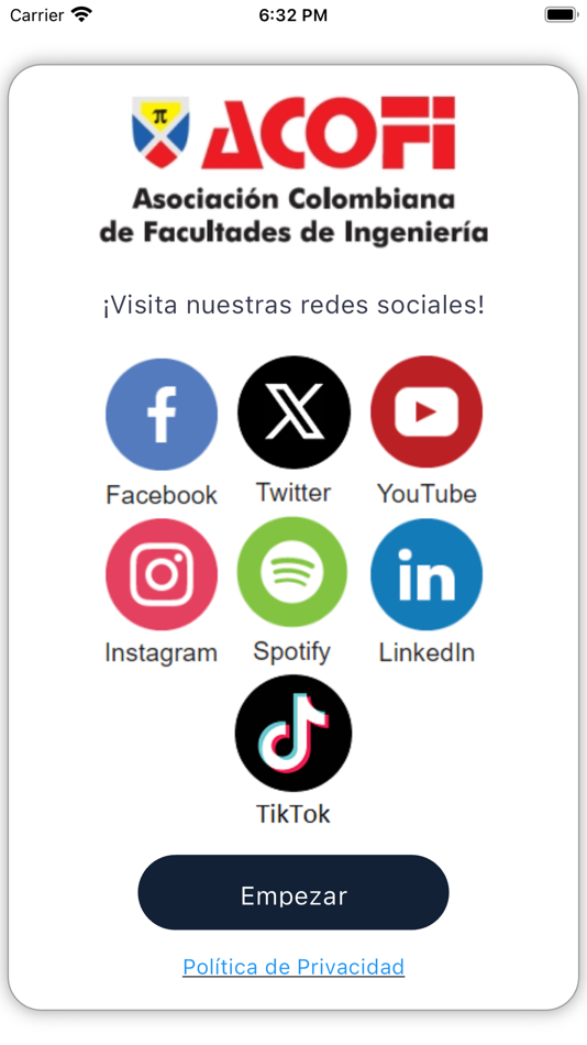 #1. EIEI ACOFI (iOS) 由: Universidad del Norte