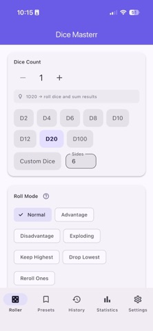 Dice Masterr screenshot