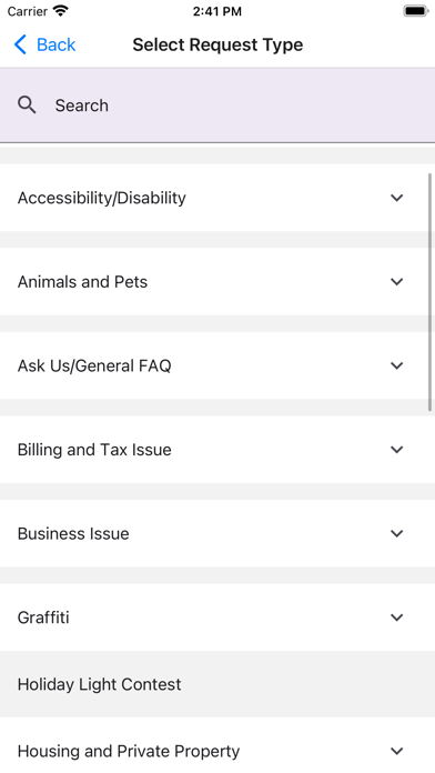 Revere311 Screenshot