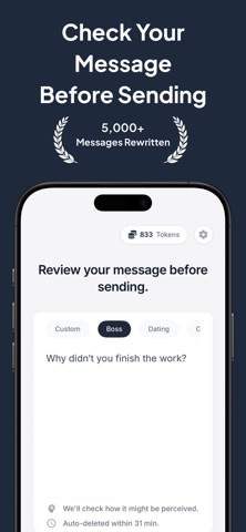 BeforeSend: Rewrite Message Screenshot 1 of 5
