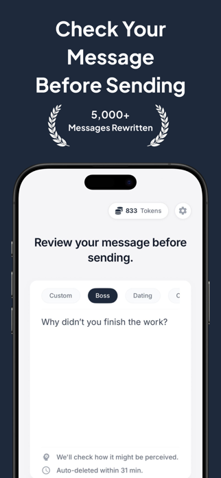 BeforeSend: Rewrite Message Screenshot 1 of 5