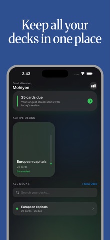 Steudie-flashcards screenshot