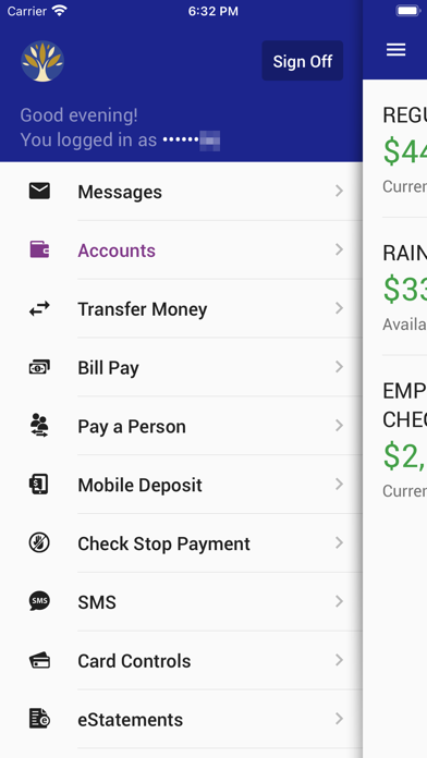 Rio Grande CU Mobile Screenshot