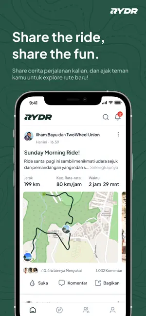 RYDR iPhone screenshot 3