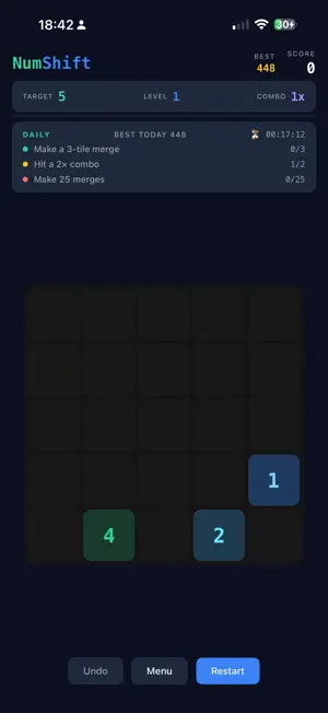 NumShift! screenshot 1