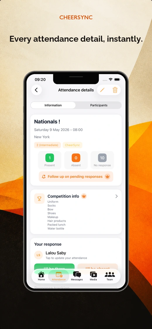 CheerSync screenshot 3