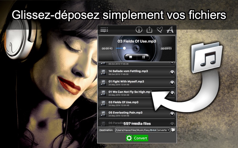Screenshot #2 pour Easy Wav Converter Lite