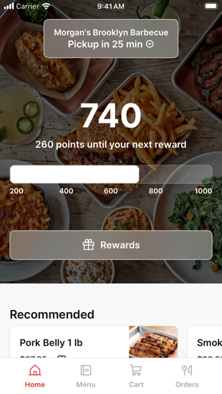 Morgan's Brooklyn Barbecue iPhone screenshot 1 - Food & Drink app