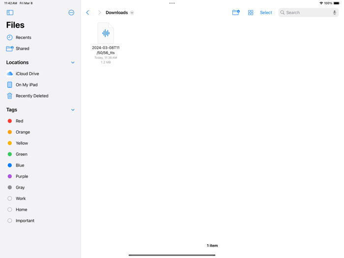 Just a Simple Speech Converter