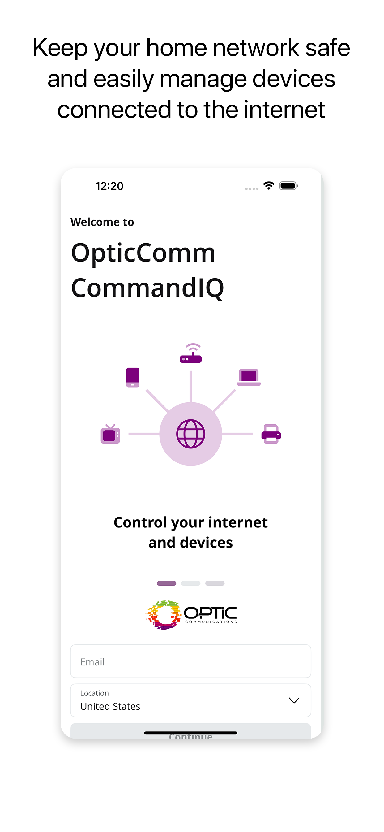 OpticComm CommandIQ