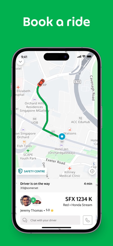 Grab: Taxi Ride, Food Delivery - Seamless Ride Booking