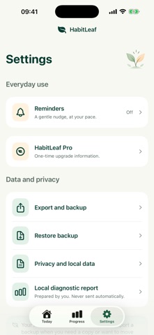 HabitLeaf: Gentle Daily Steps screenshot 3
