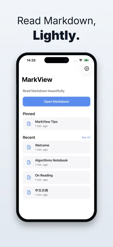 MarkView - A Markdown Viewer screenshot 1 of 6