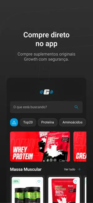 Growth - Dieta e Treino iPhone screenshot 5