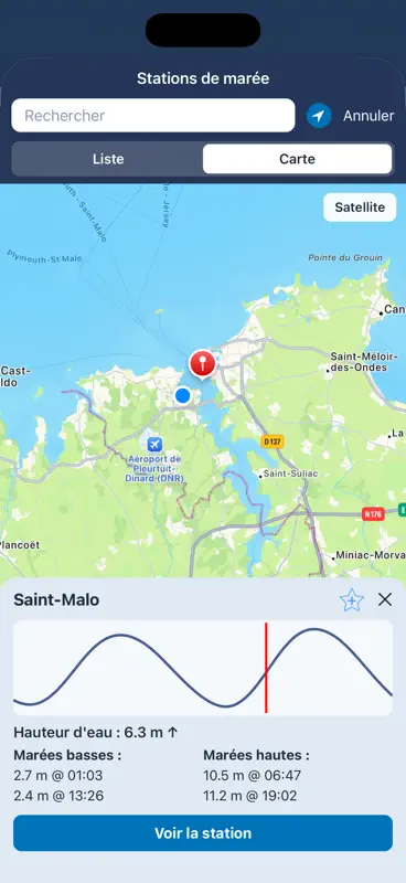 Marées Près de Moi screenshot 6 of 7