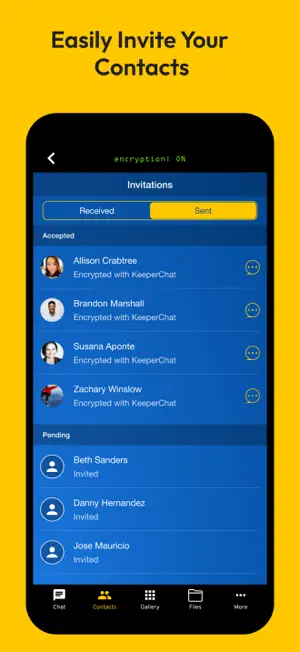 KeeperChat Encrypted Messenger screenshot 4