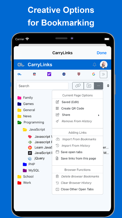 CarryLinks Screenshot