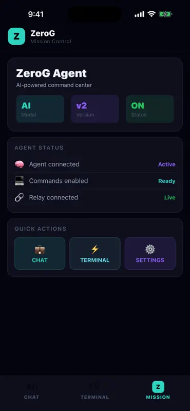 ZeroG: Remote for Antigravity screenshot 4 of 4