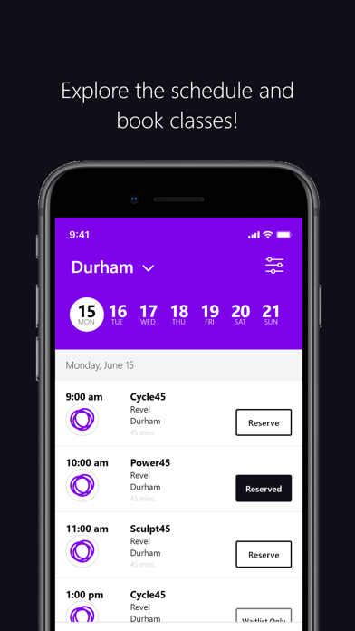 Revel Durham iPhone screenshot 3 - Health & Fitness app