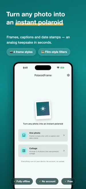 PolaroidFrame: Instant Frame screenshot 1