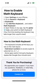 Math Keyboard For Equations screenshot