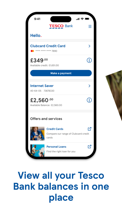 Tesco Bank screenshot 1