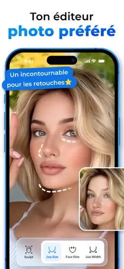 Capture d'écran de Facelab: Retouche Visage・Corps sur iPhone 1