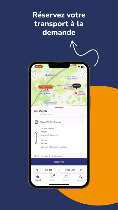 Tréma bus screenshot
