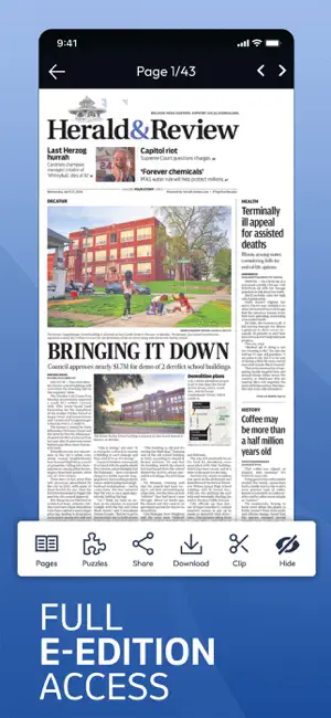 Herald-Review.com screenshot 3