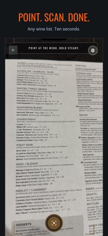 Unwyned: Wine Menu Scanner screenshot