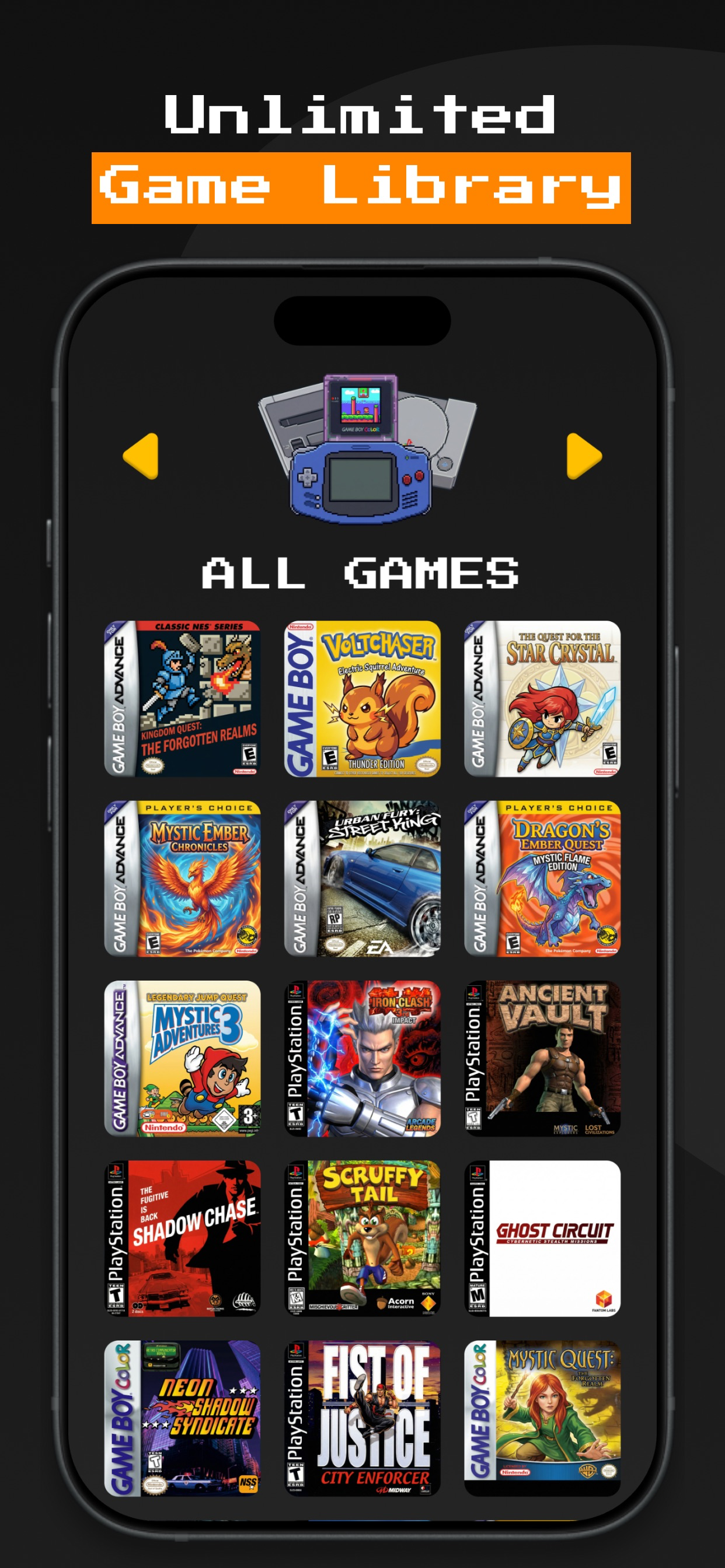 Game Emulator: GamePod Emu
