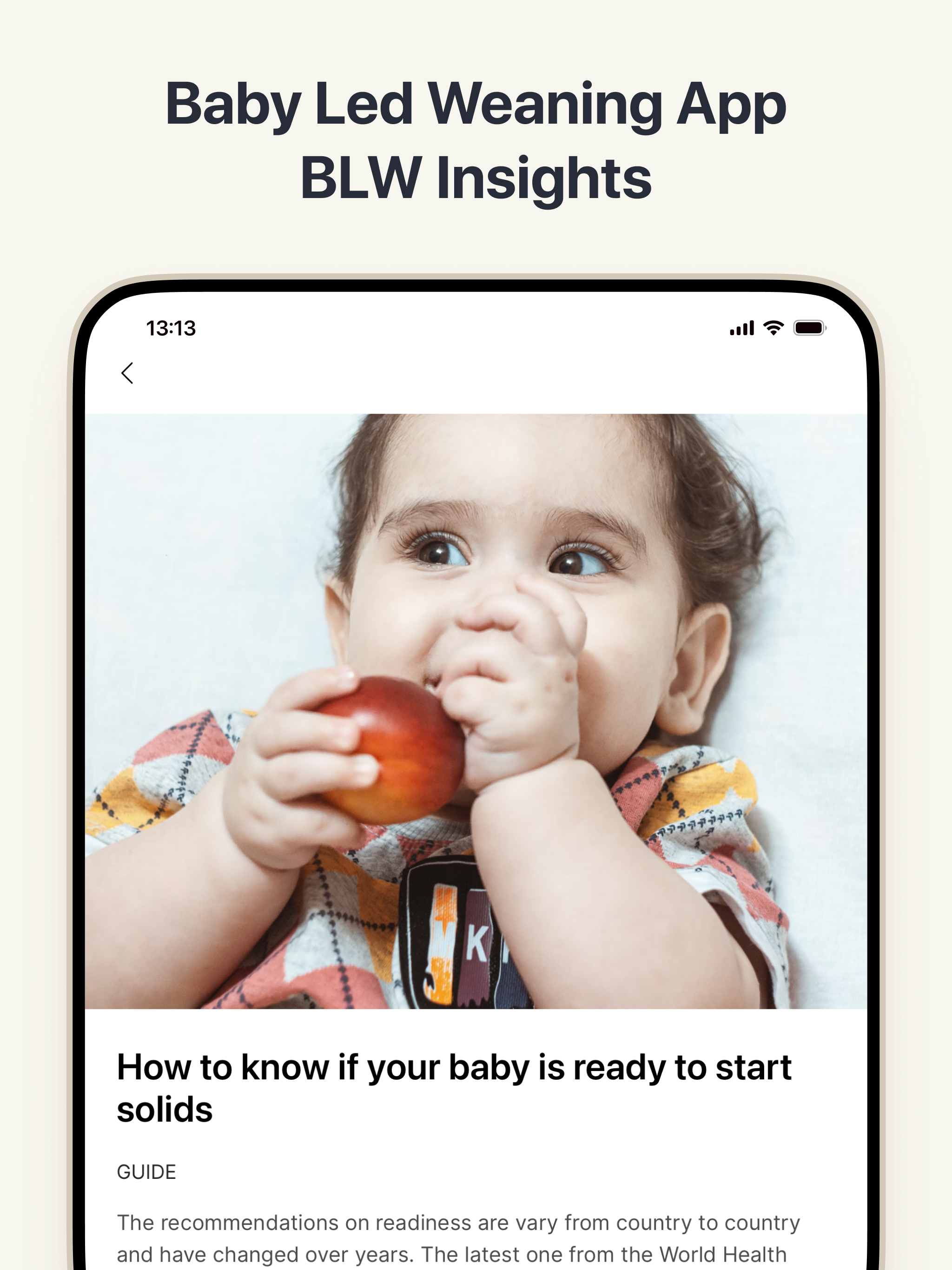 Starting Solids: Baby Food screenshot 10