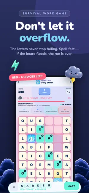 Letter Storm: Daily Word Game screenshot 2