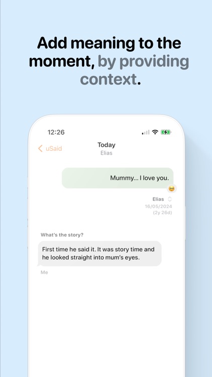 uSaid — A Journal for Parents screenshot-3