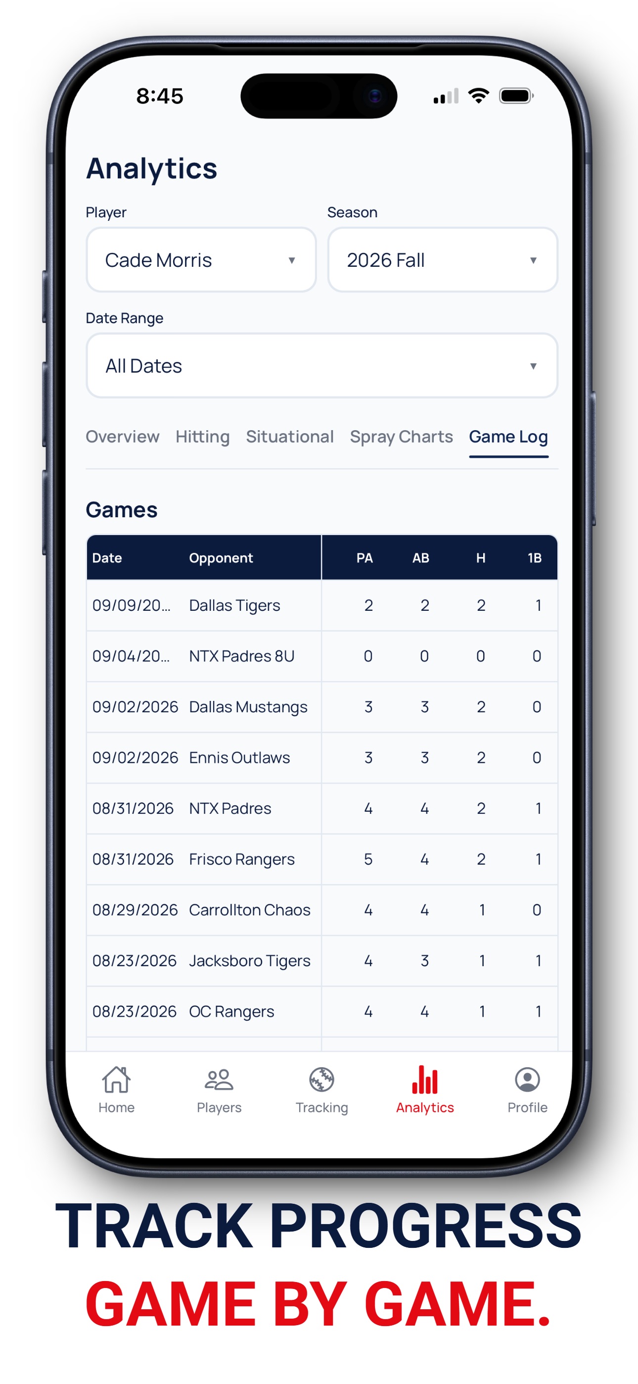 Screenshot 7 of Track-A-Hit: Hitting Tracker