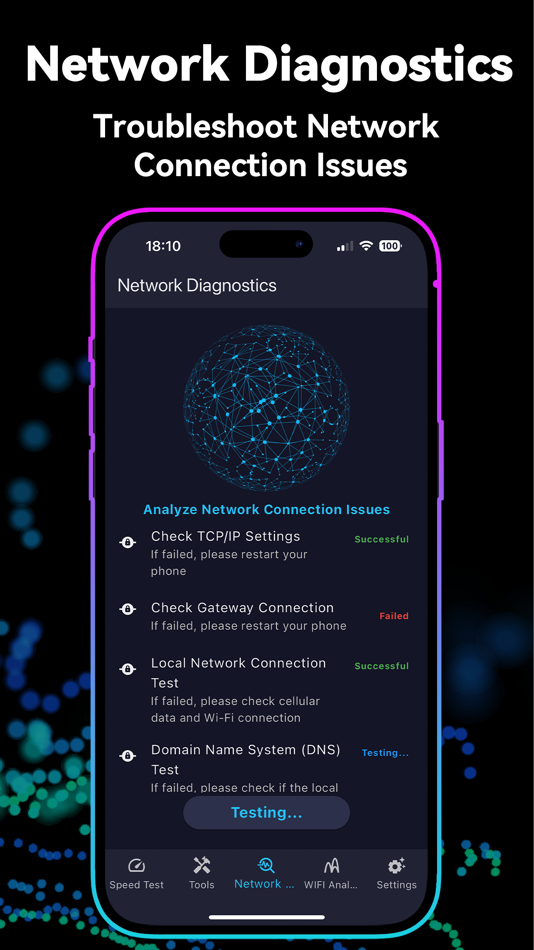 #5. Speed Test & WiFi Analyzer App (iOS) 作者: Huacen Co.,LTD