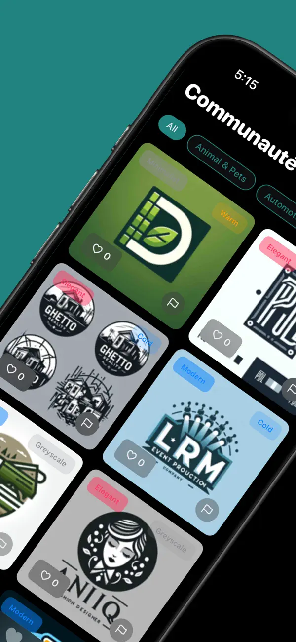 Screenshot #2 pour Logos IA - Créez des logos