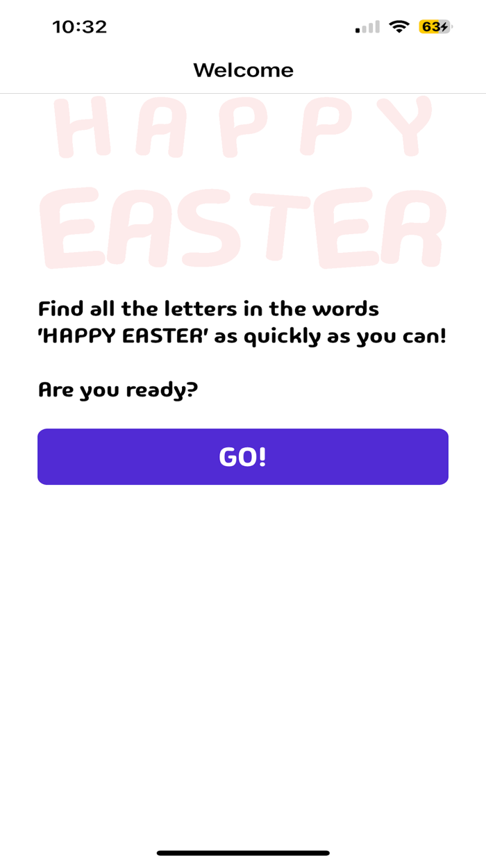 Easter Letter Hunt