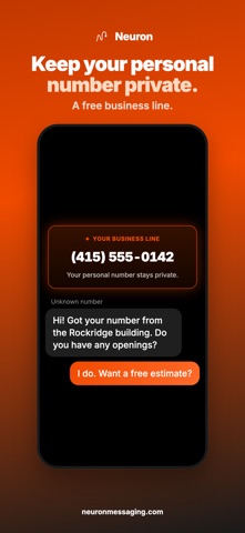 Neuron: Business Phone Line iPhone screenshot